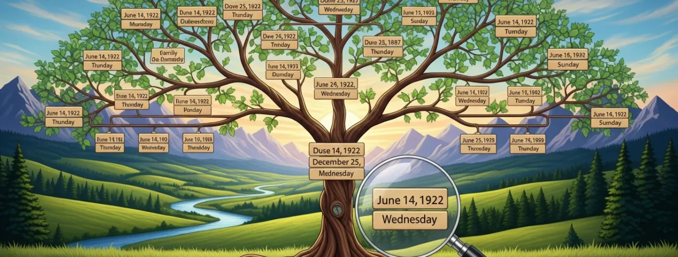 conceptual image of calendar icons integrated with mathematical formulas and gears, symbolizing the algorithmic complexity of the tool.