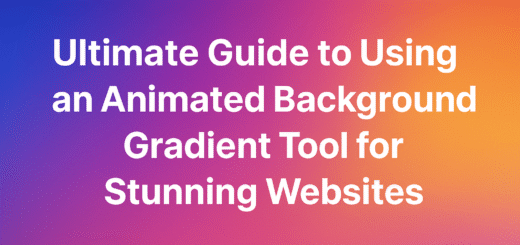 Animated Background Gradient