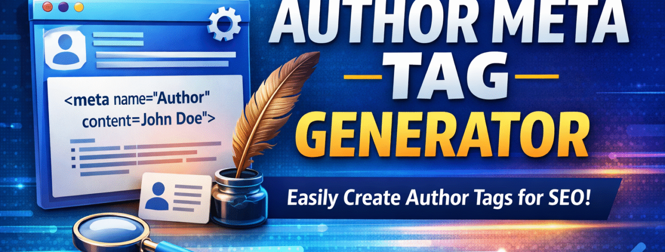 Author Meta Tag Generator